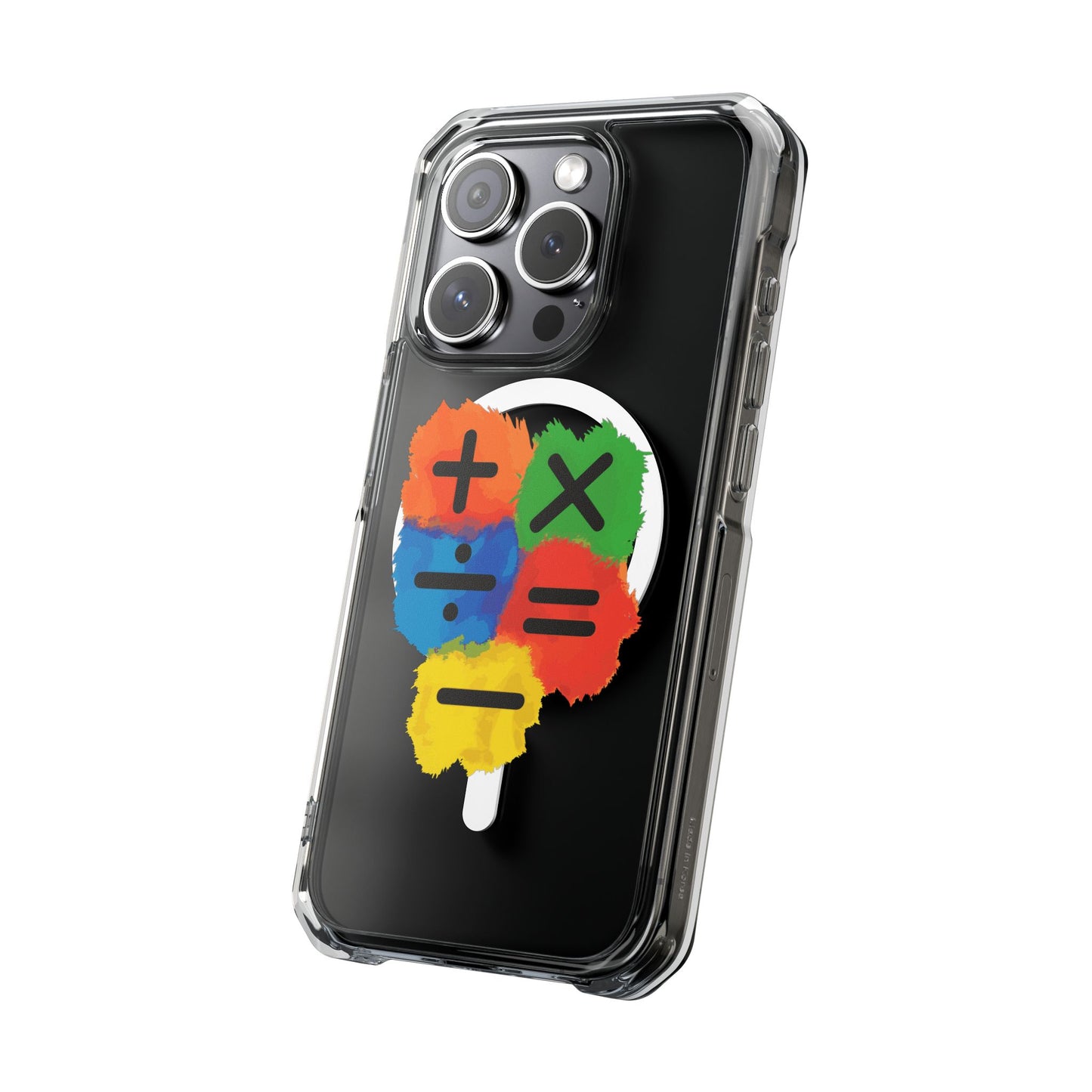 Orange Equals Symbol Magnetic Clear Impact Case