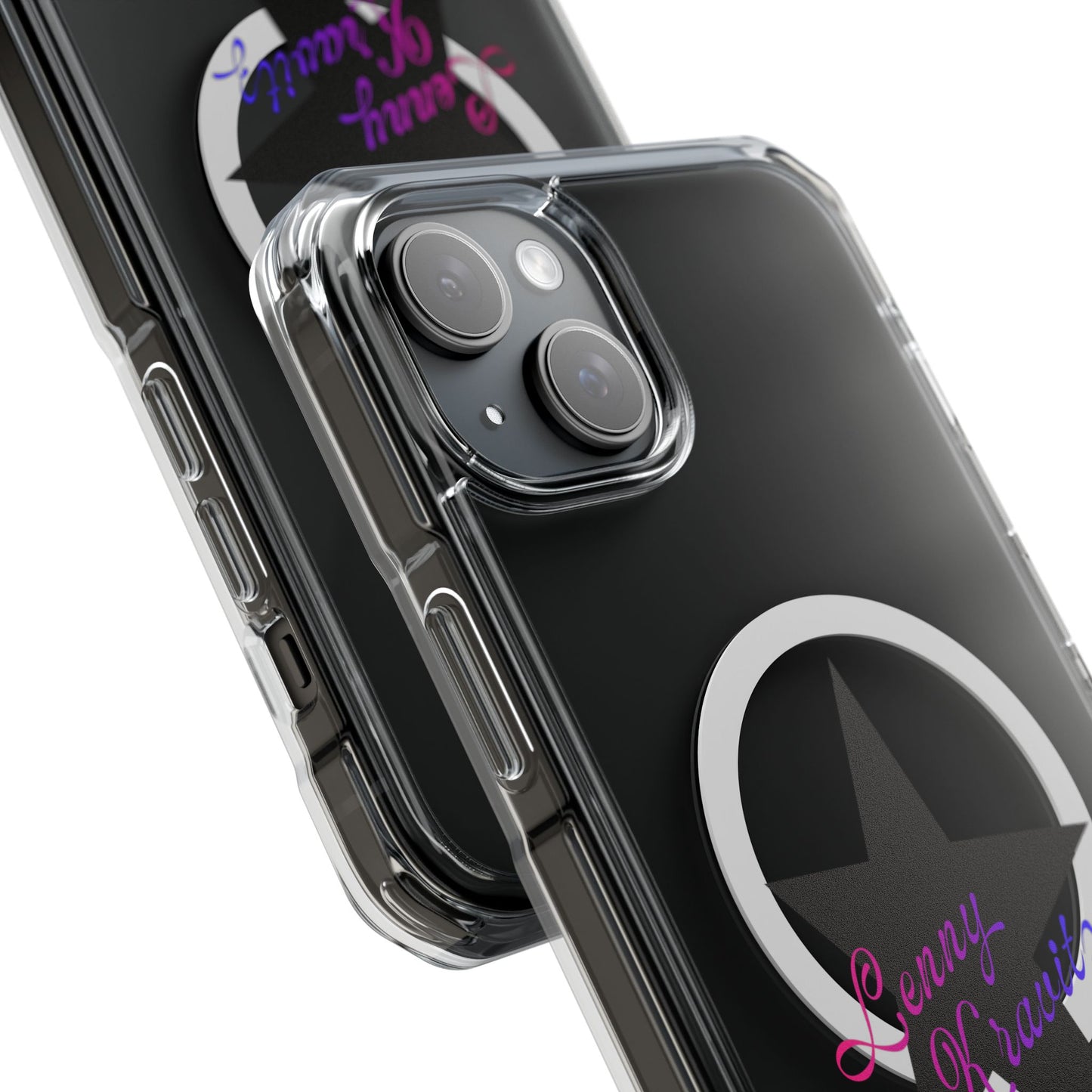 Retro Groove Script Magnetic clear Impact case