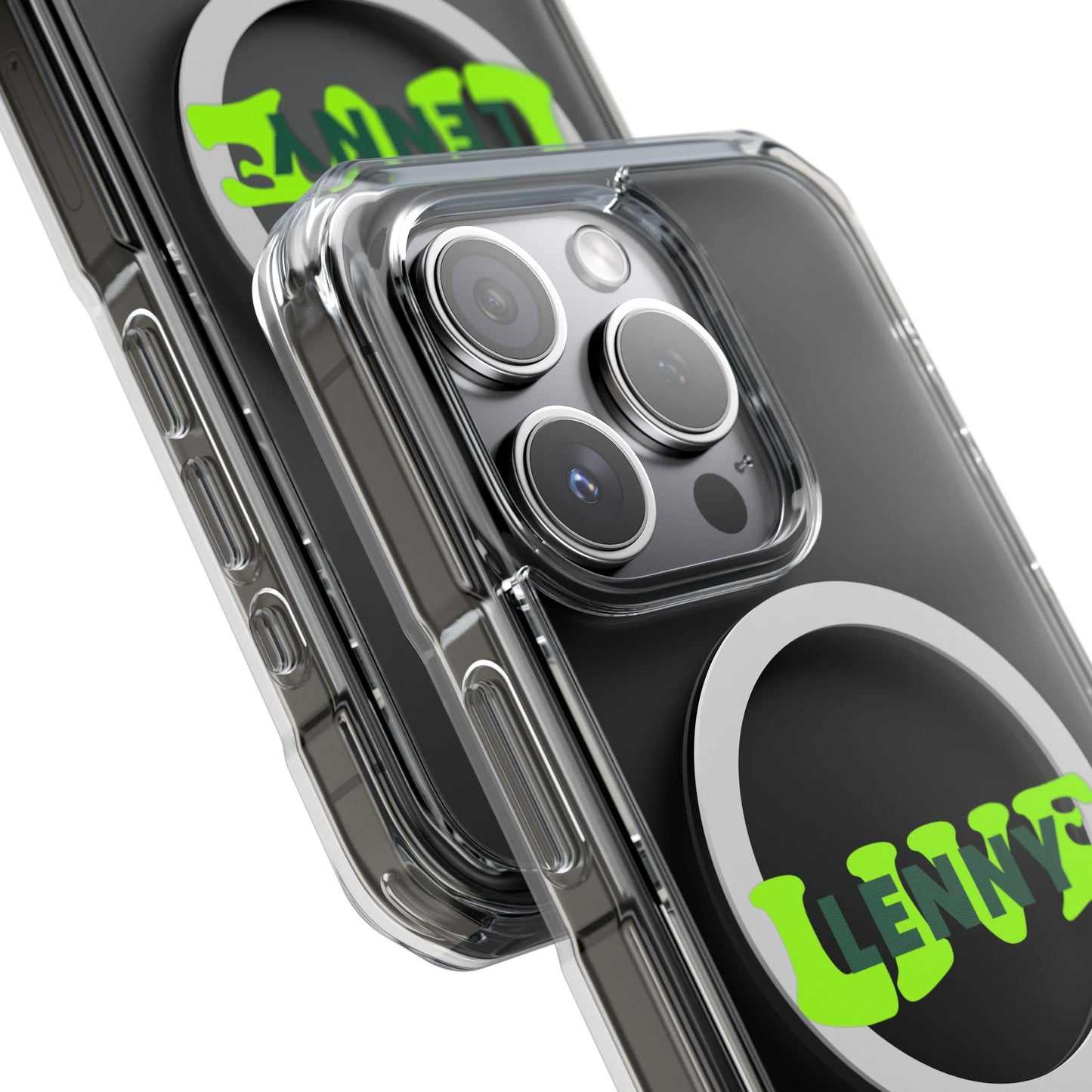 Live Lenny Pop Magnetic clear Impact case