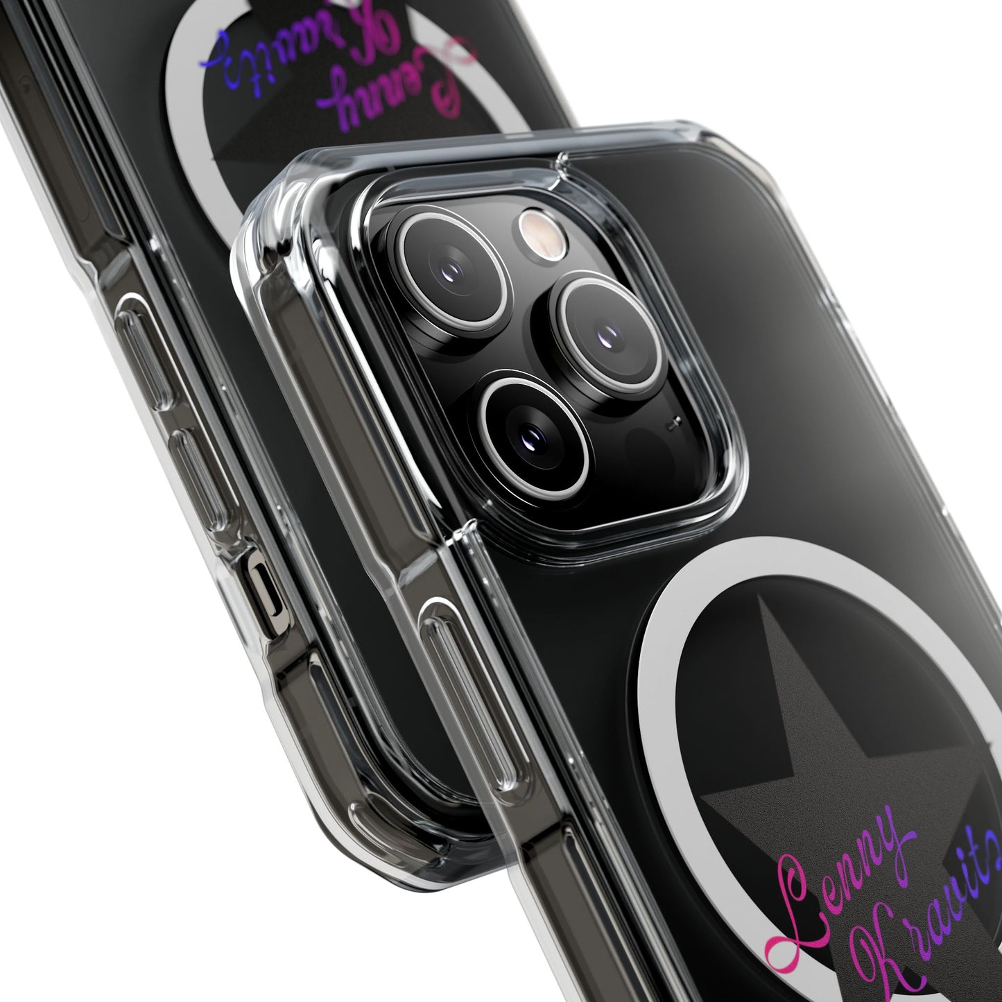 Retro Groove Script Magnetic clear Impact case