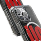 ILO Bold Red Block Magnetic Clear Impact Case