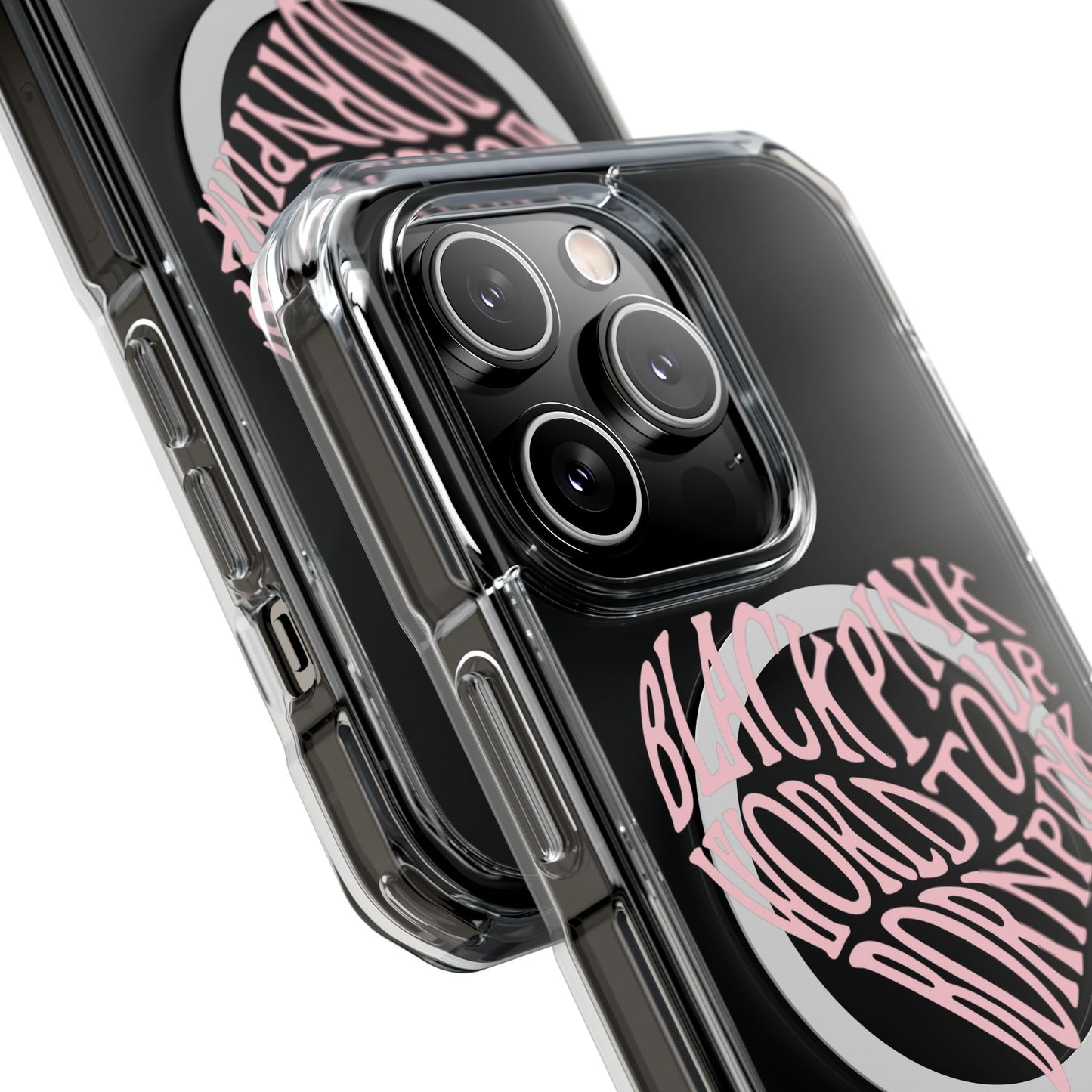 Born Pink Heart Typography - Magnetic Clear Impact Case