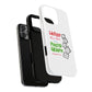 White Paw Print Tough Magnetic case