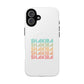 Retro Pop Lines Tough Magnetic case
