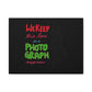 White Paw Print Matte Canvas