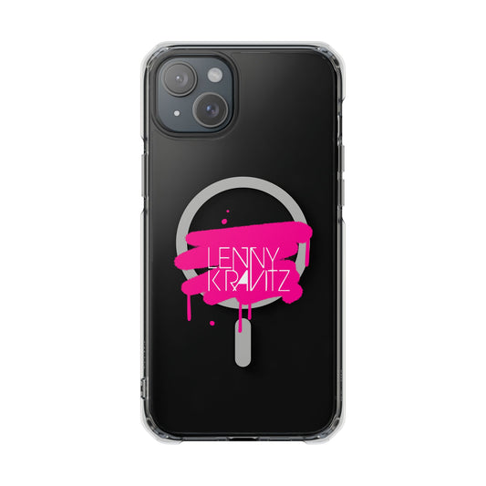 Electric Graffiti Drip Magnetic clear Impact case