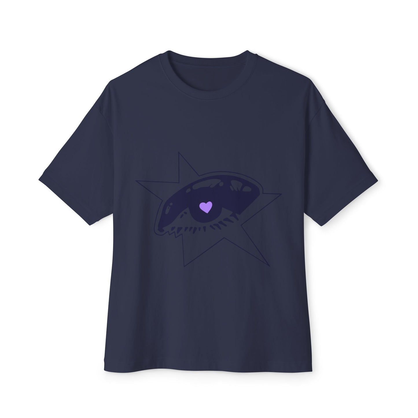 Purple Starry Eye-Oversized Tee