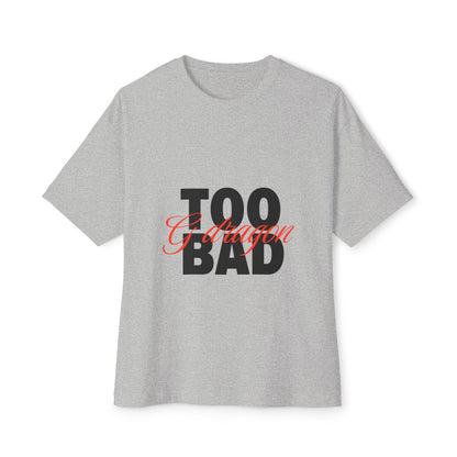 Signature Flame Script Unisex Oversized Boxy Tee