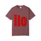 ILO Bold Red Block Unisex Dyed T-shirt