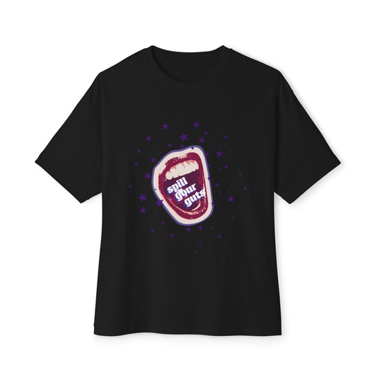 Spill Your Guts Scream-Oversized Tee