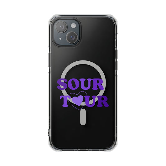 SOUR TOUR Heart Magnetic Clear Impact Case