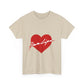 Heartbeat Love Unisex Heavy Cotton Tee