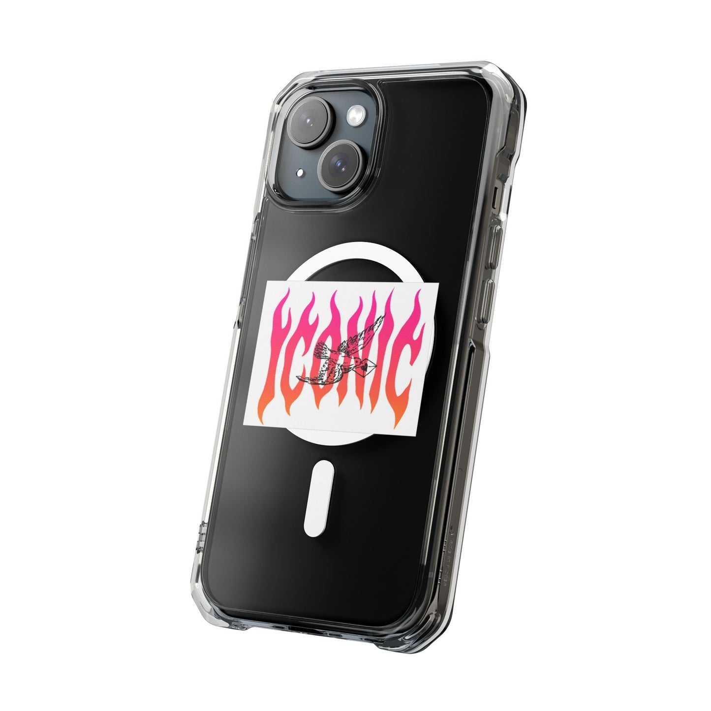 Flame Flight Iconic Magnetic clear Impact case