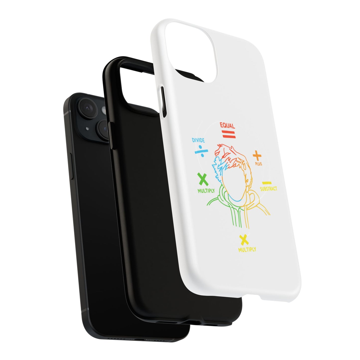 Minimalist Divide Symbol with Brush Tough Magnetic case
