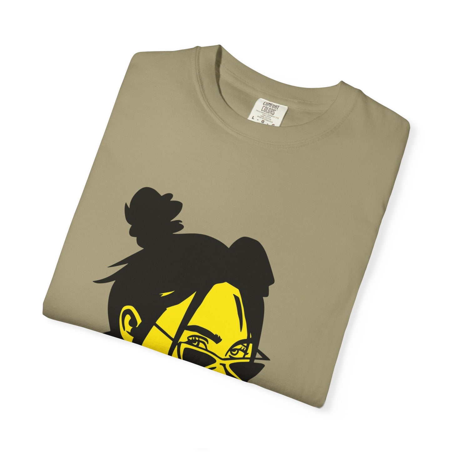 Neon Mood Portrait Unisex Dyed T-shirt