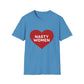 Nasty Women Heart - Unisex Softstyle T-shirt