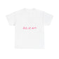 Handwritten Heart Doodle Unisex Heavy Cotton Tee