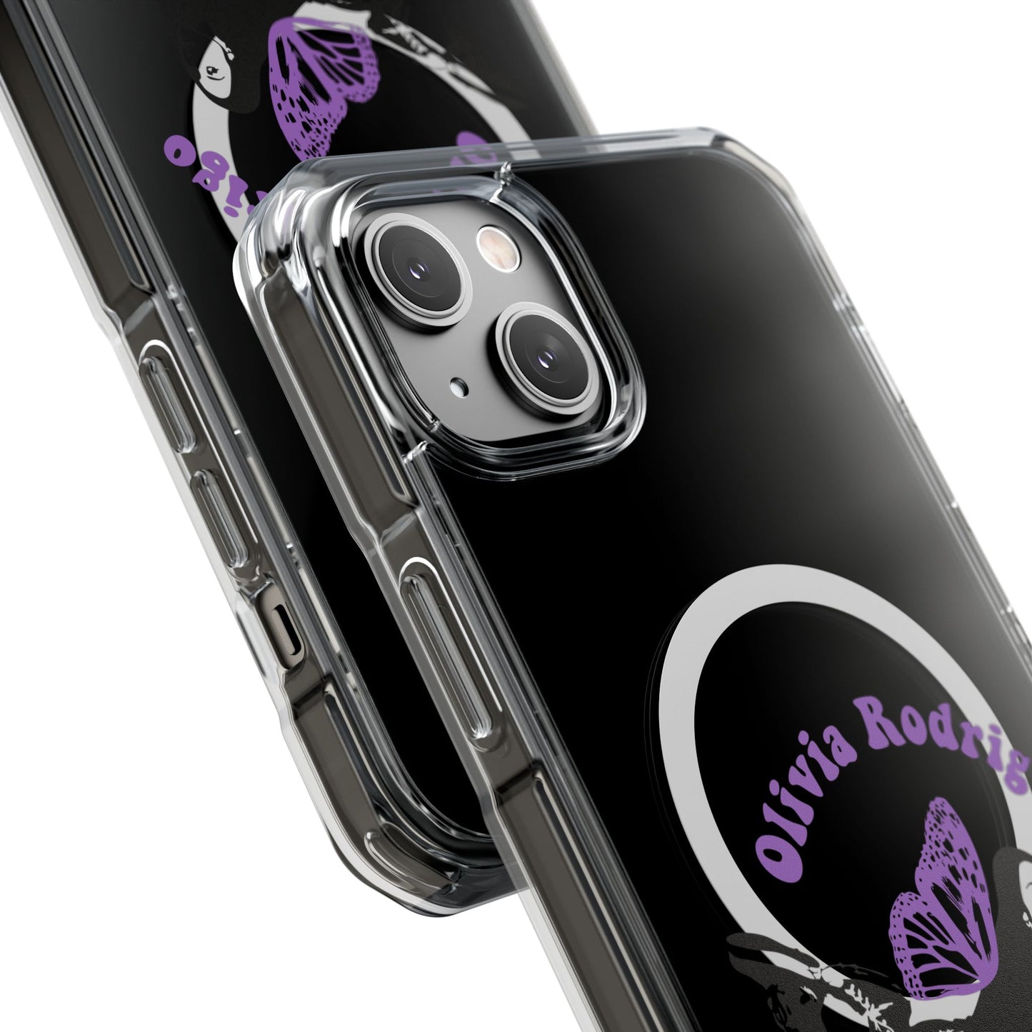 Olivia Rodrigo Butterfly Arc Magnetic Clear Impact Case