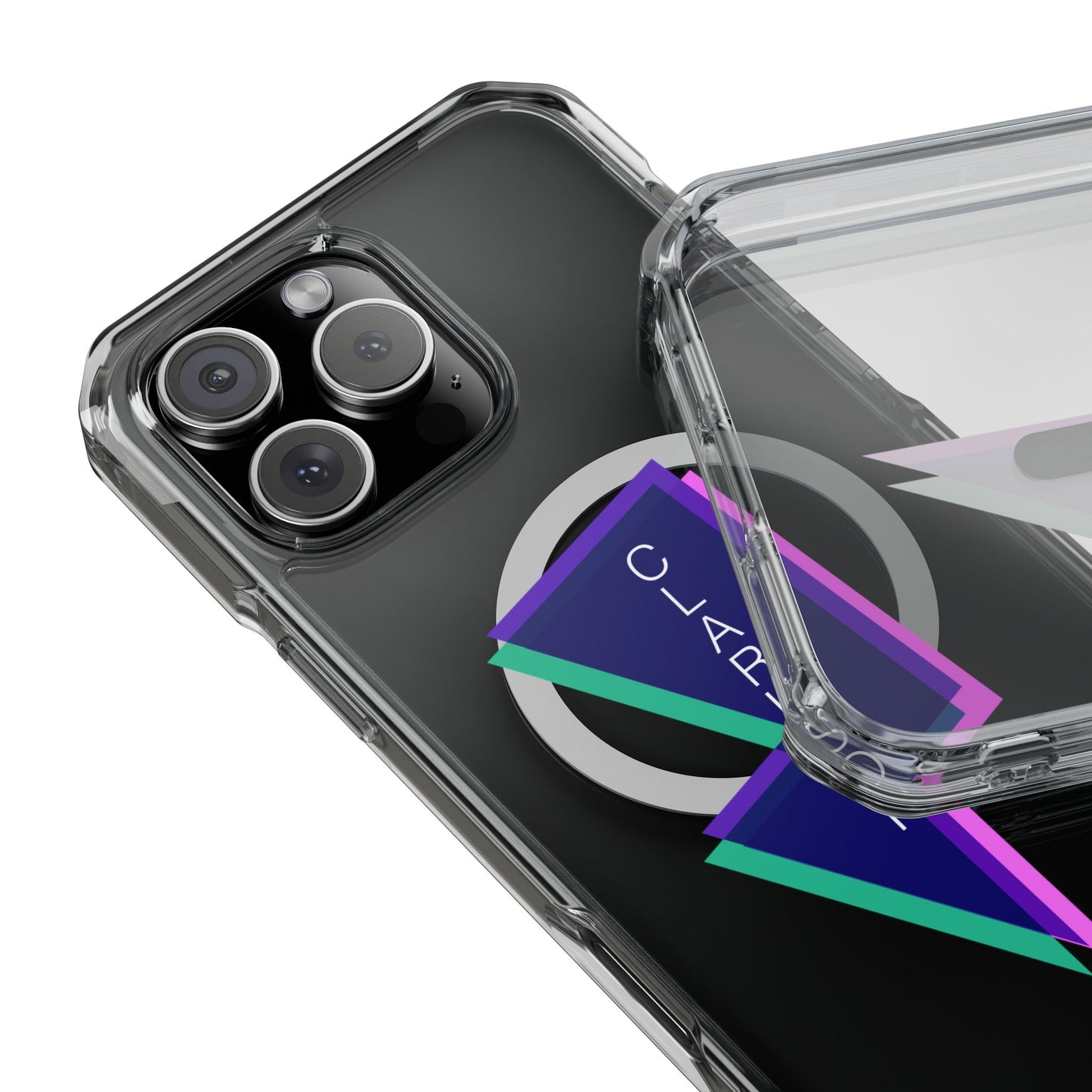 Neon Bolt Energy Magnetic clear Impact Case