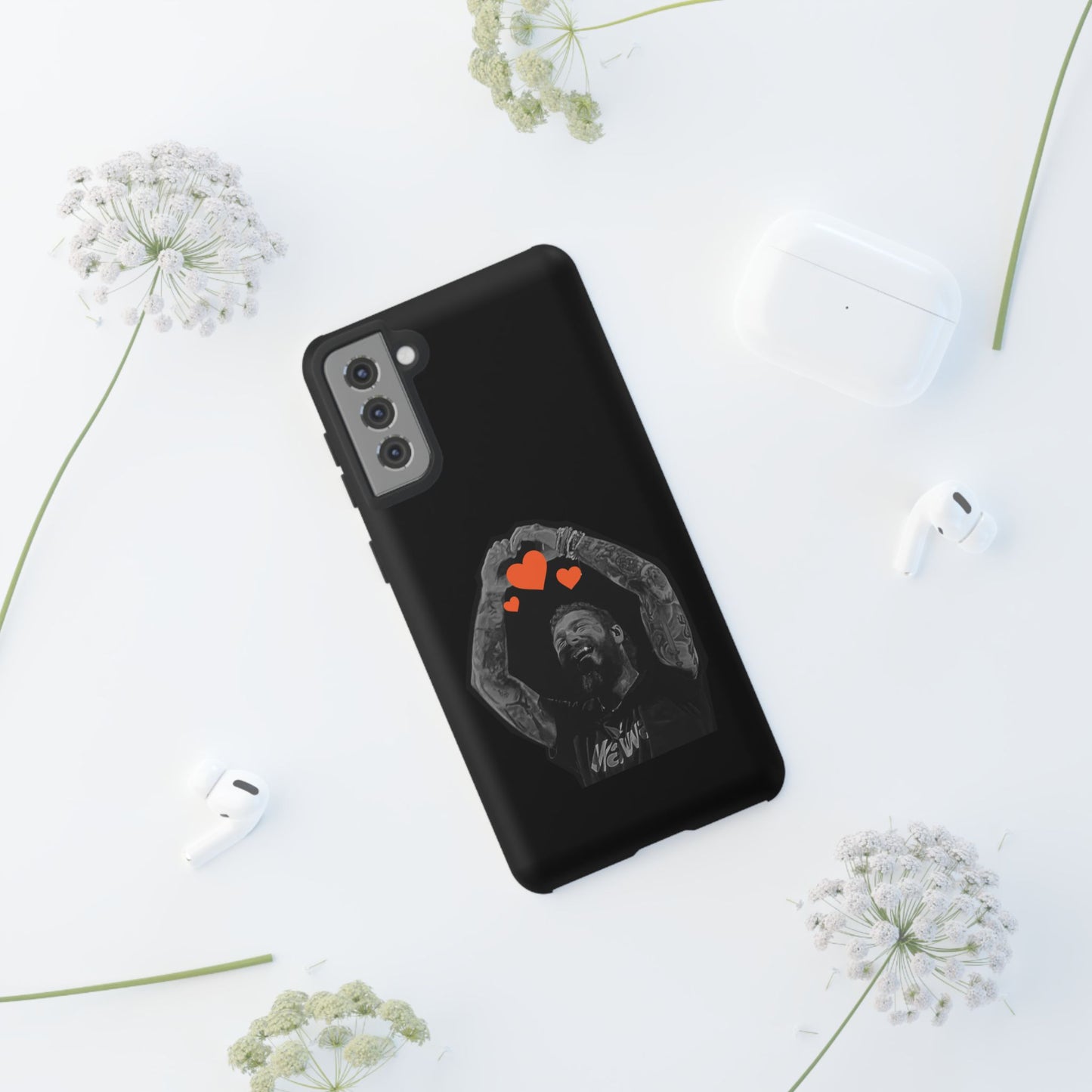 Tough Samsung Case (S20–S25) – Post Malone Heartfelt Wishes