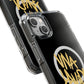 Golden Brush Script Magnetic Clear Impact case