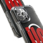 ILO Bold Red Block Magnetic Clear Impact Case