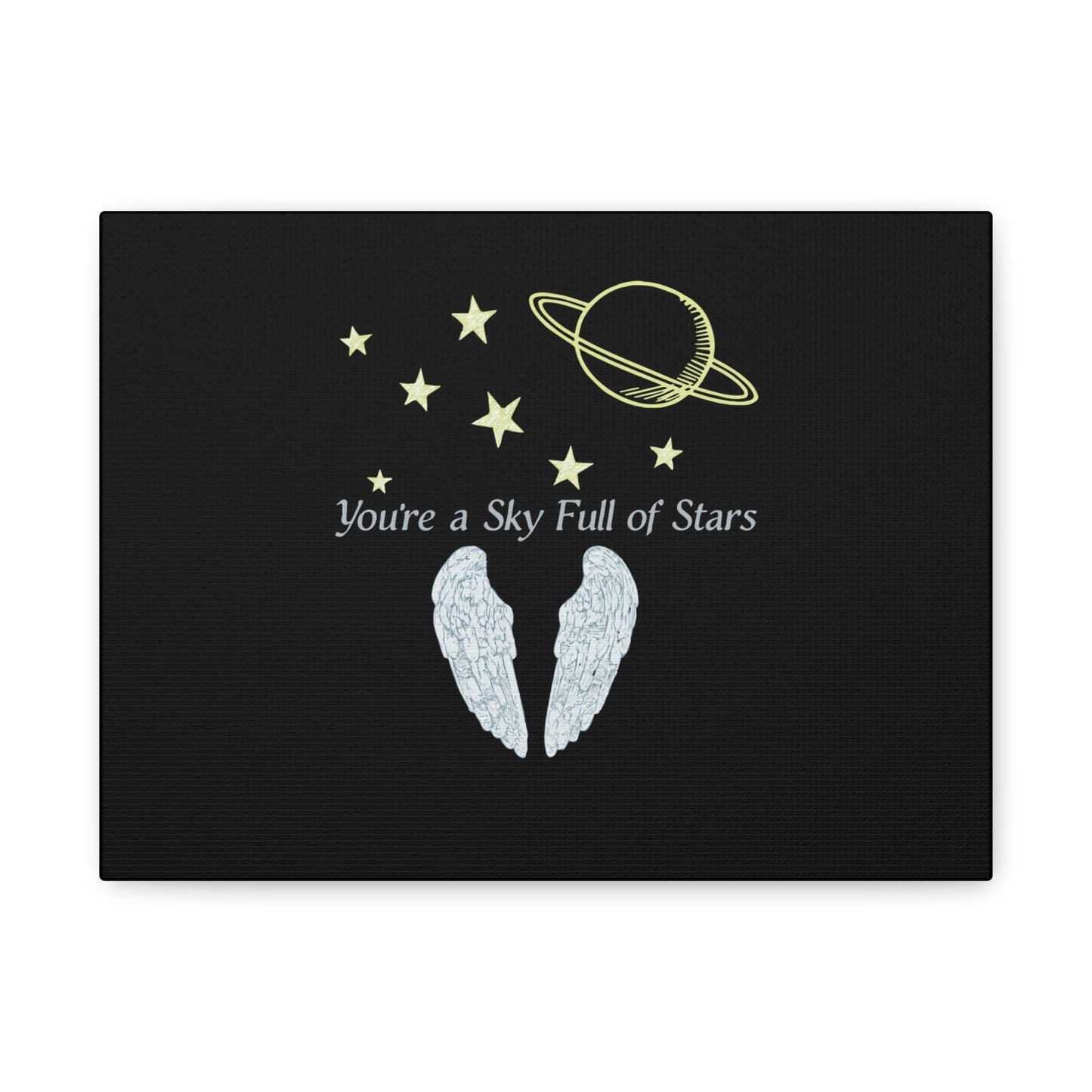 Starry Sky Wings Canvas