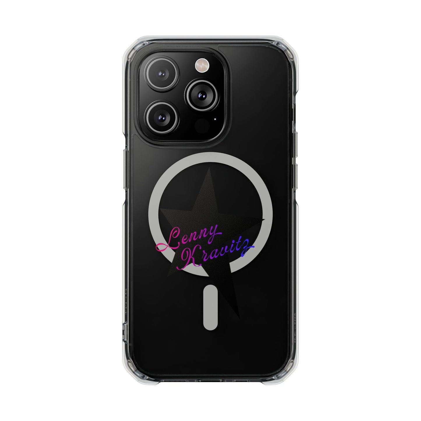 Retro Groove Script Magnetic clear Impact case