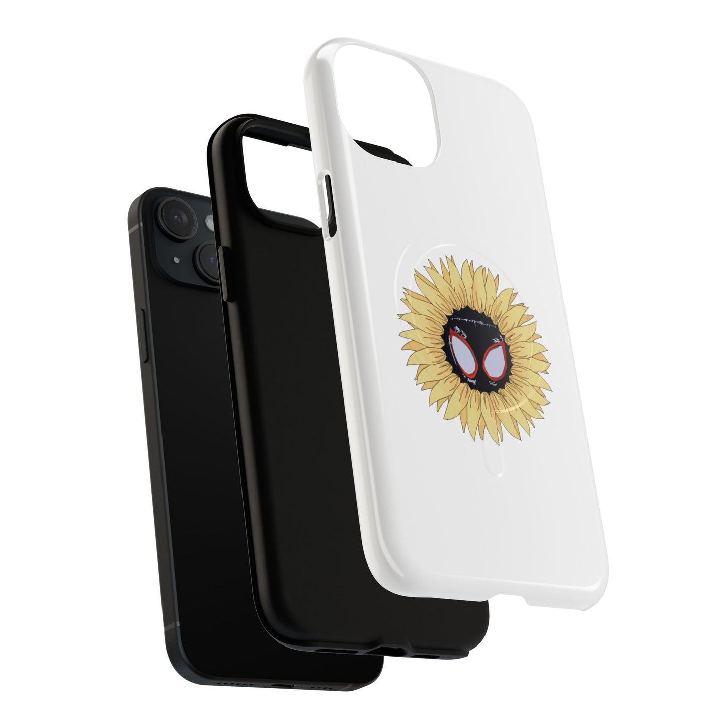 Sunflower Mask Illustration Tough Magnetic Case