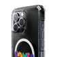 Retro Flower Power Color Pop Magnetic Clear Impact Case
