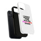 Retro Fade Letter Tough Magnetic Case
