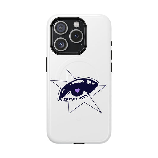 Purple Starry Eye Tough Magnetic phone case