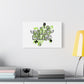Grunge Angel Graffiti Matte Canvas