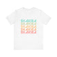 Retro Pop Lines Unisex jersey short sleeve tee