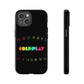 Premium Tough Case for iPhone 12 to 16 Pro Max Showcasing Coldplay’s Signage