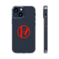 Crimson Orbit Clear Case