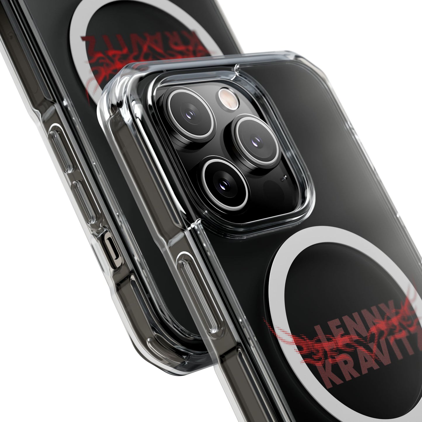 Fire Aura Grid Magnetic clear Impact case