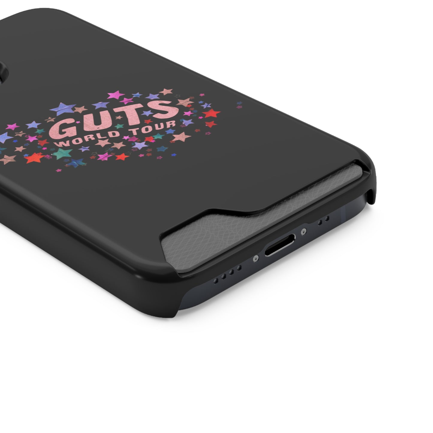 Phone Case + Card Holder For Iphone 13 – Olivia Rodrigo Guts World Tour | Black Edition