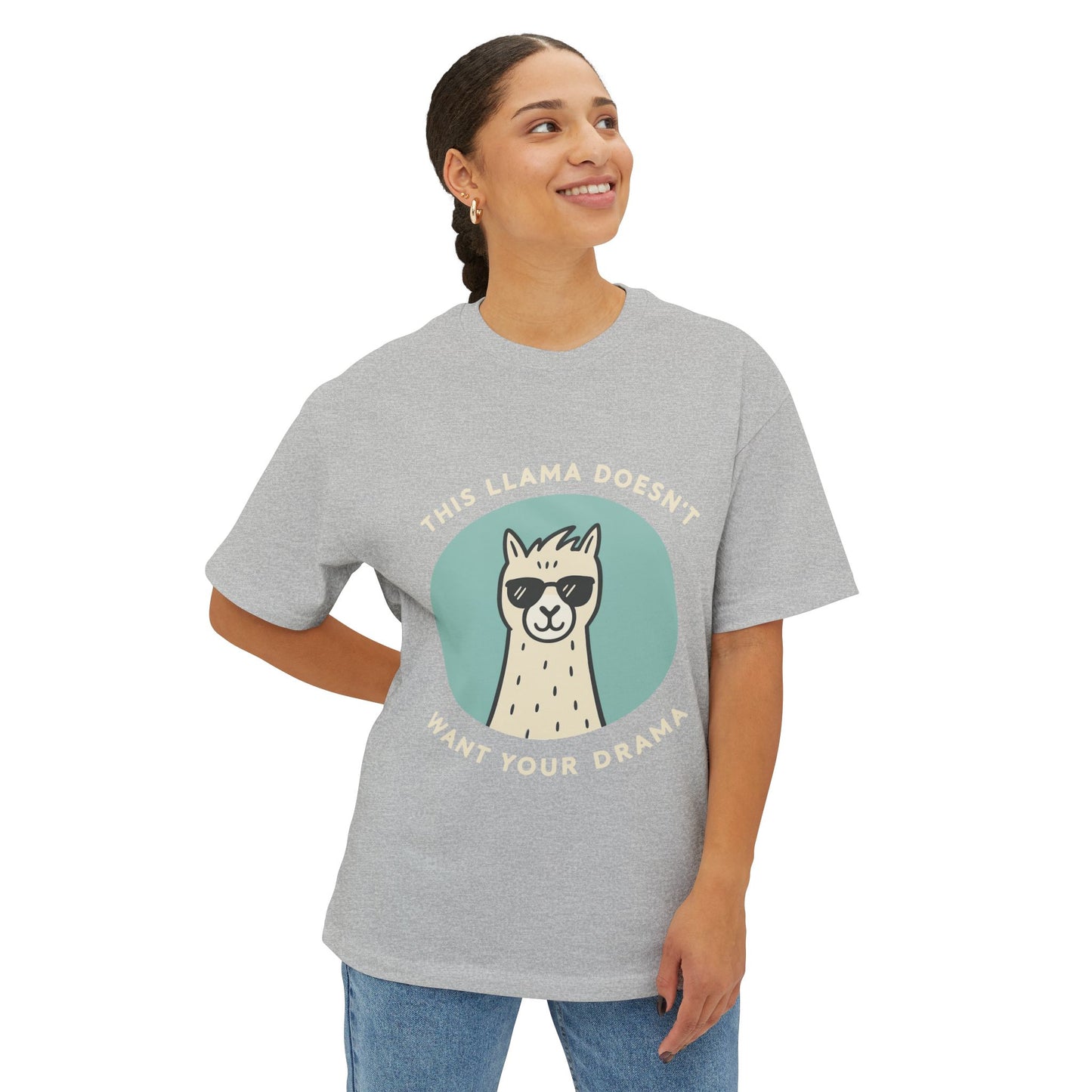 Oversized boxy Tee – Snazzy Drama Edition