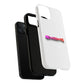 Wavy Groovy Typography Tough Magnetic Case