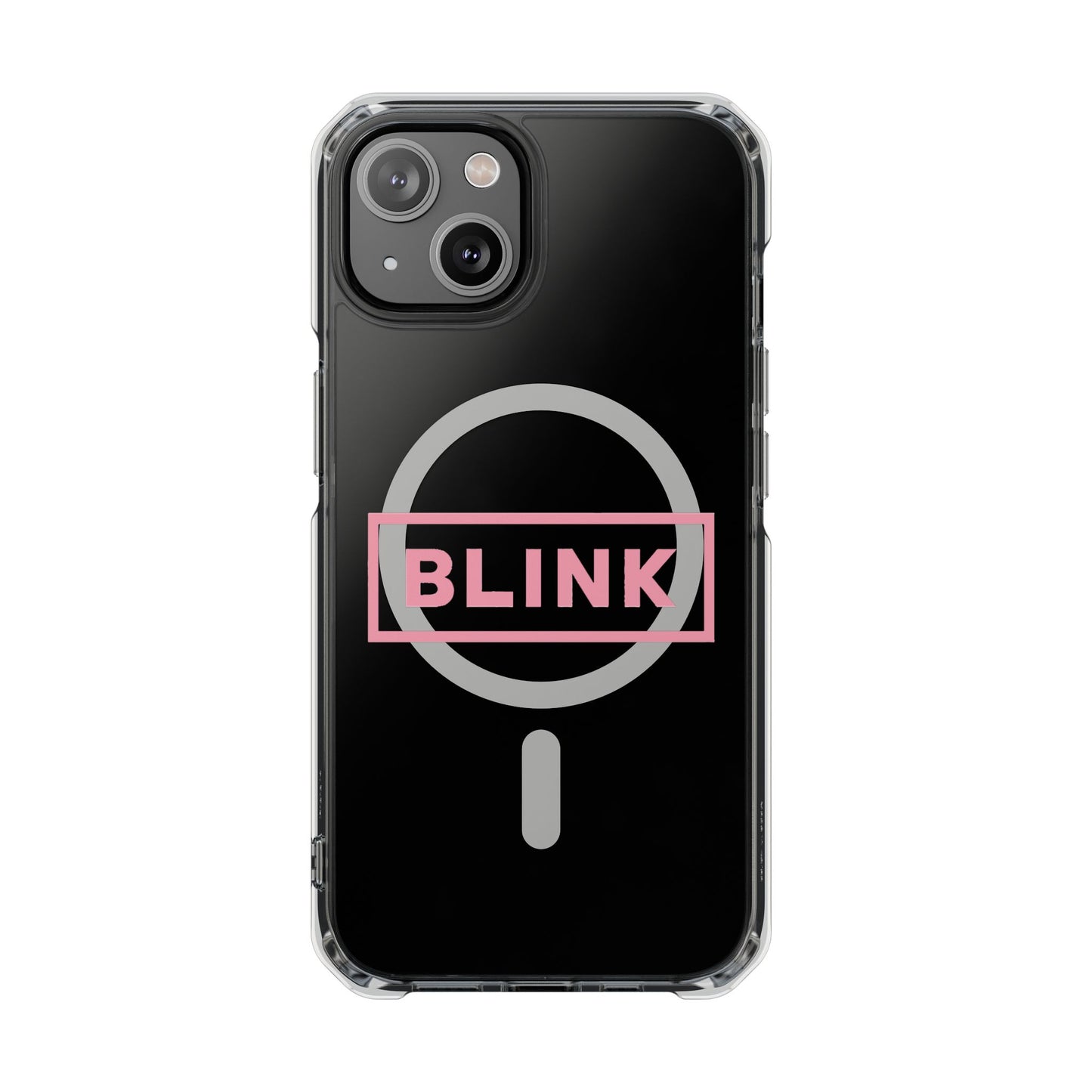 Minimal BLINK Logo - Magnetic Clear Impact Case