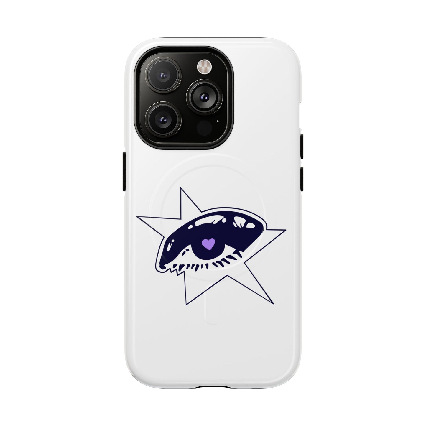 Purple Starry Eye Tough Magnetic phone case