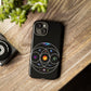 Premium Tough Case for iPhone 12 to 16 Pro Max Showcasing Coldplay’s Illustration Concept