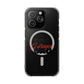 Signature Flame Script Magnetic Clear Impact Case