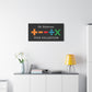 Matte Stretched Canvas, 1.25" Depth – Ed Sheeran Black Edition