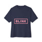 Minimal BLINK Logo – Oversized Boxy Tee
