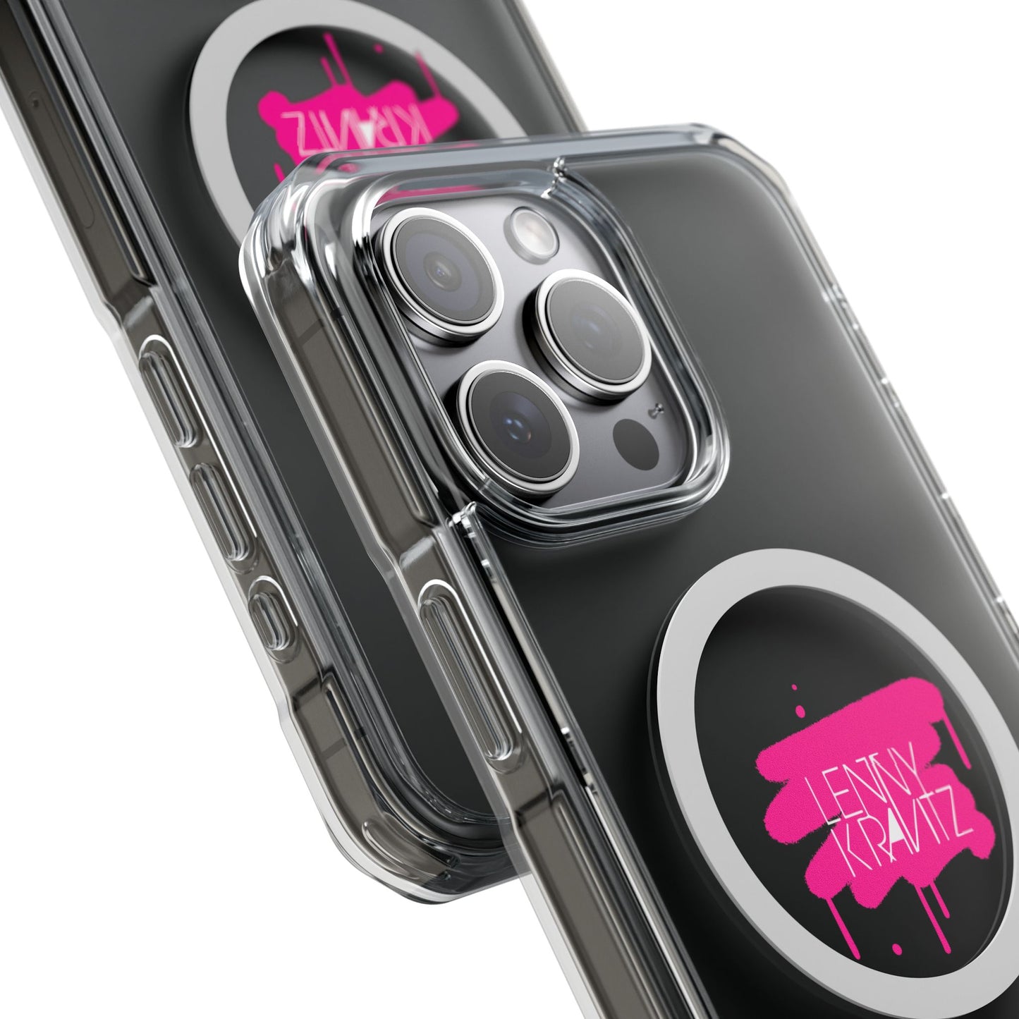 Electric Graffiti Drip Magnetic clear Impact case