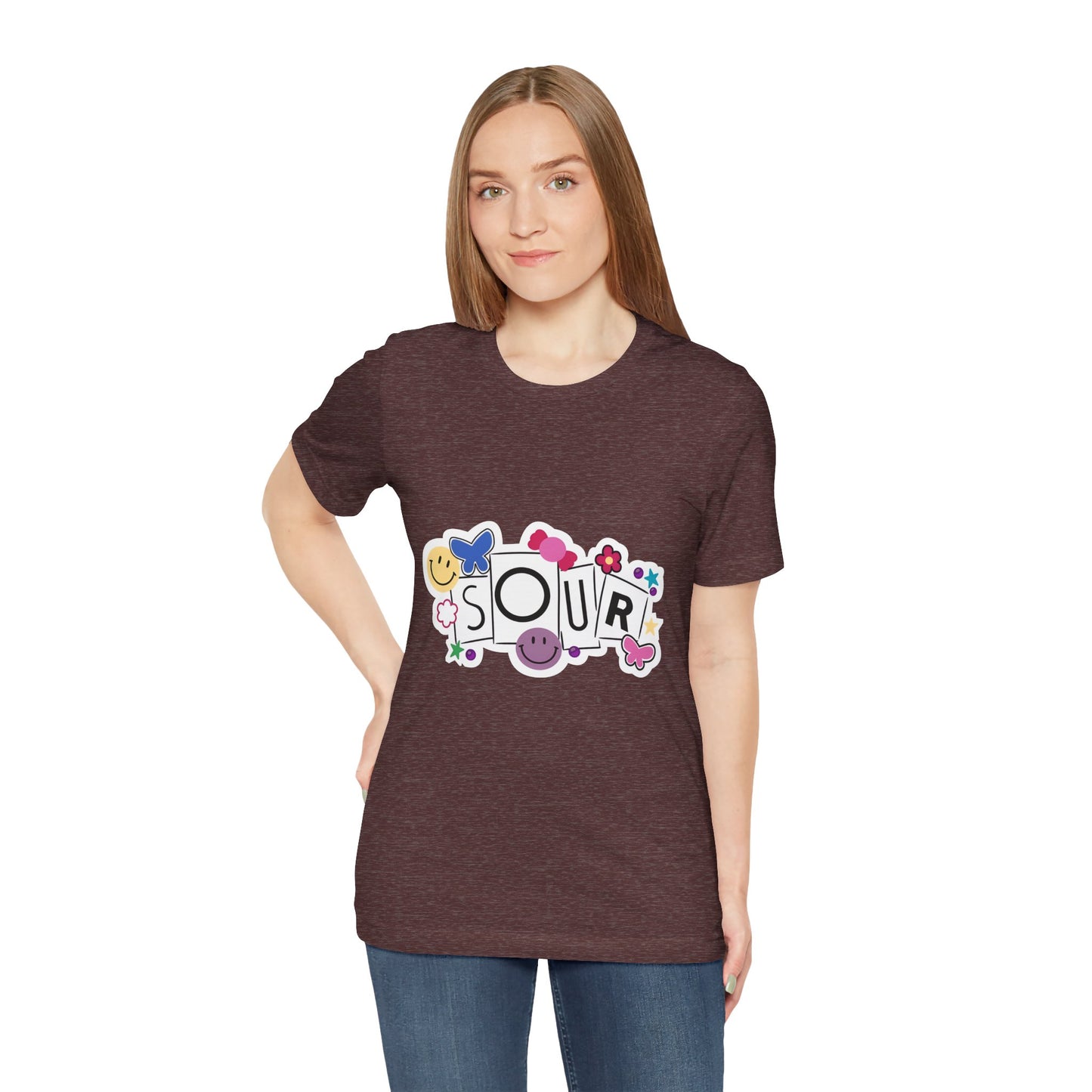 Olivia Rodrigo Unisex Jersey Short Sleeve Tee - Sour