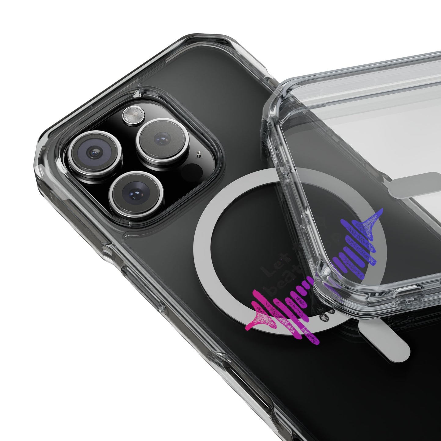 Bold Beats Visualizer Magnetic clear Impact Case
