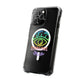 Vibrant Eye and Text Magnetic Clear Impact case